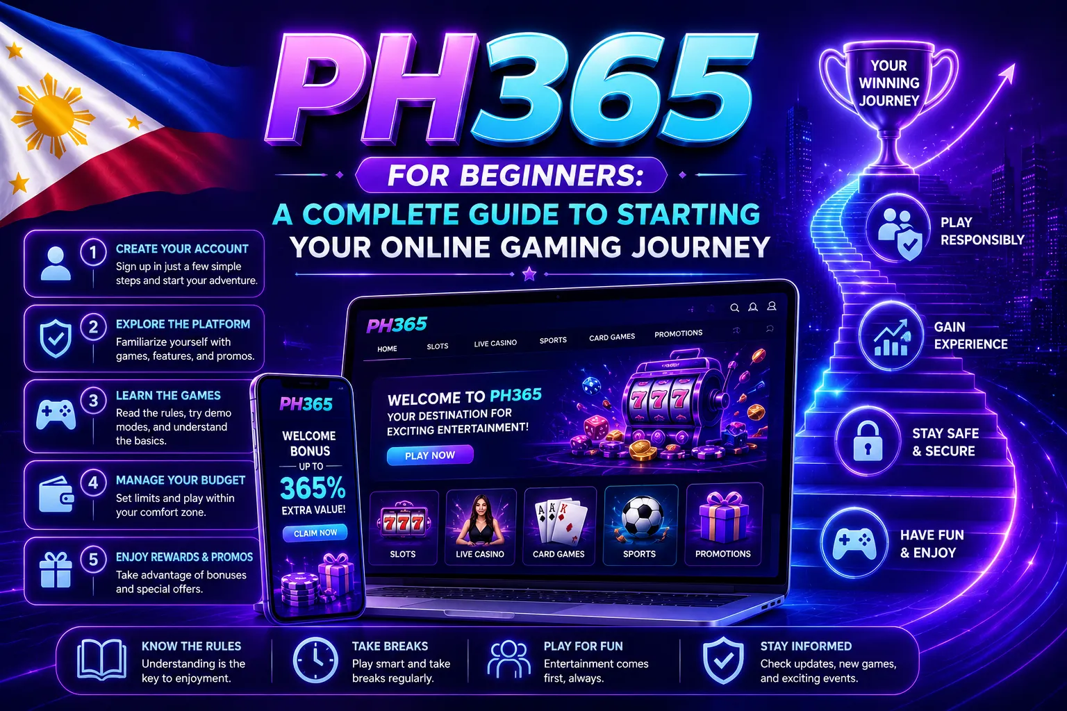PH365 guide to online gaming success